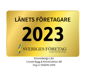 Linnek Bygg & Konstruktion AB länets företagare 2023